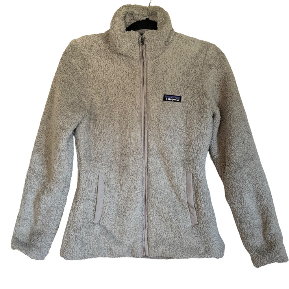 Patagonia Los Gatos‎ Full Zip Fleece Jacket Gray Women Size Small